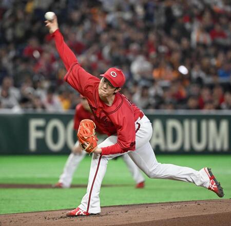 巨人戦に先発した森下