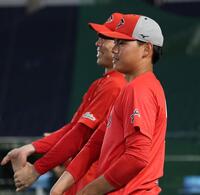 練習に合流した前川（撮影・佐々木彰尚）