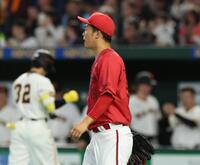 ２回、増田陸の中犠飛で先制点を許した玉村（撮影・佐々木彰尚）