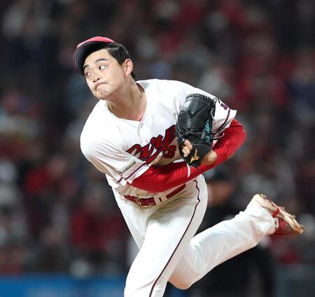 先発し力投する岡本（撮影・北村雅宏）