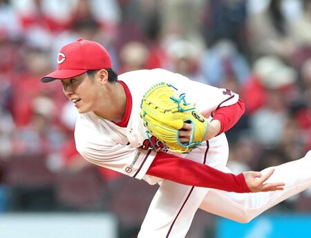 先発し力投する森下（撮影・北村雅宏）