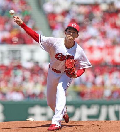 先発し力投する赤木（撮影・北村雅宏）