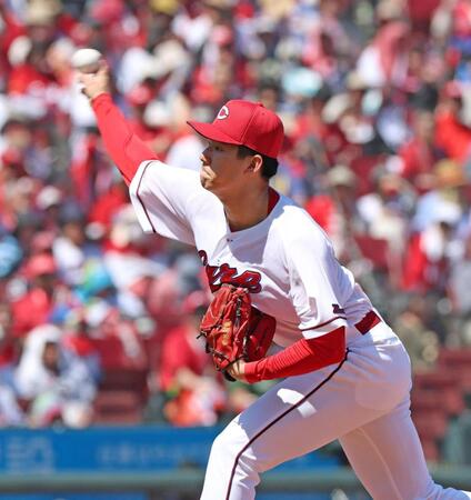 先発し力投する赤木（撮影・北村雅宏）
