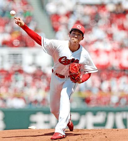 先発し力投する赤木（撮影・北村雅宏）