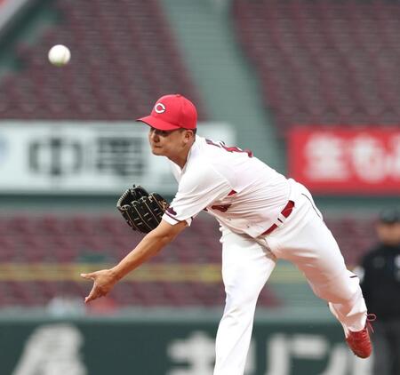 先発し力投する森（撮影・北村雅宏）