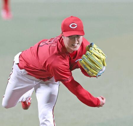 粘りの投球で３勝目を挙げた森下（撮影・北村雅宏）