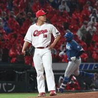 ６回、レイエスに同点ソロを浴びた森（撮影・北村雅宏）