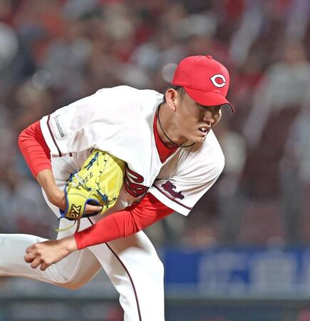 １２回から登板する辻（撮影・北村雅宏）