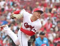８回途中から登板する高（撮影・北村雅宏）