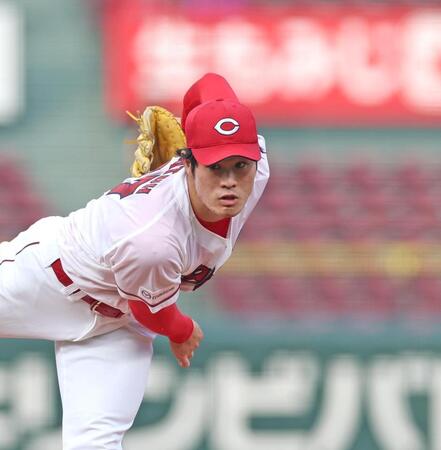 先発し力投する斉藤（撮影・北村雅宏）