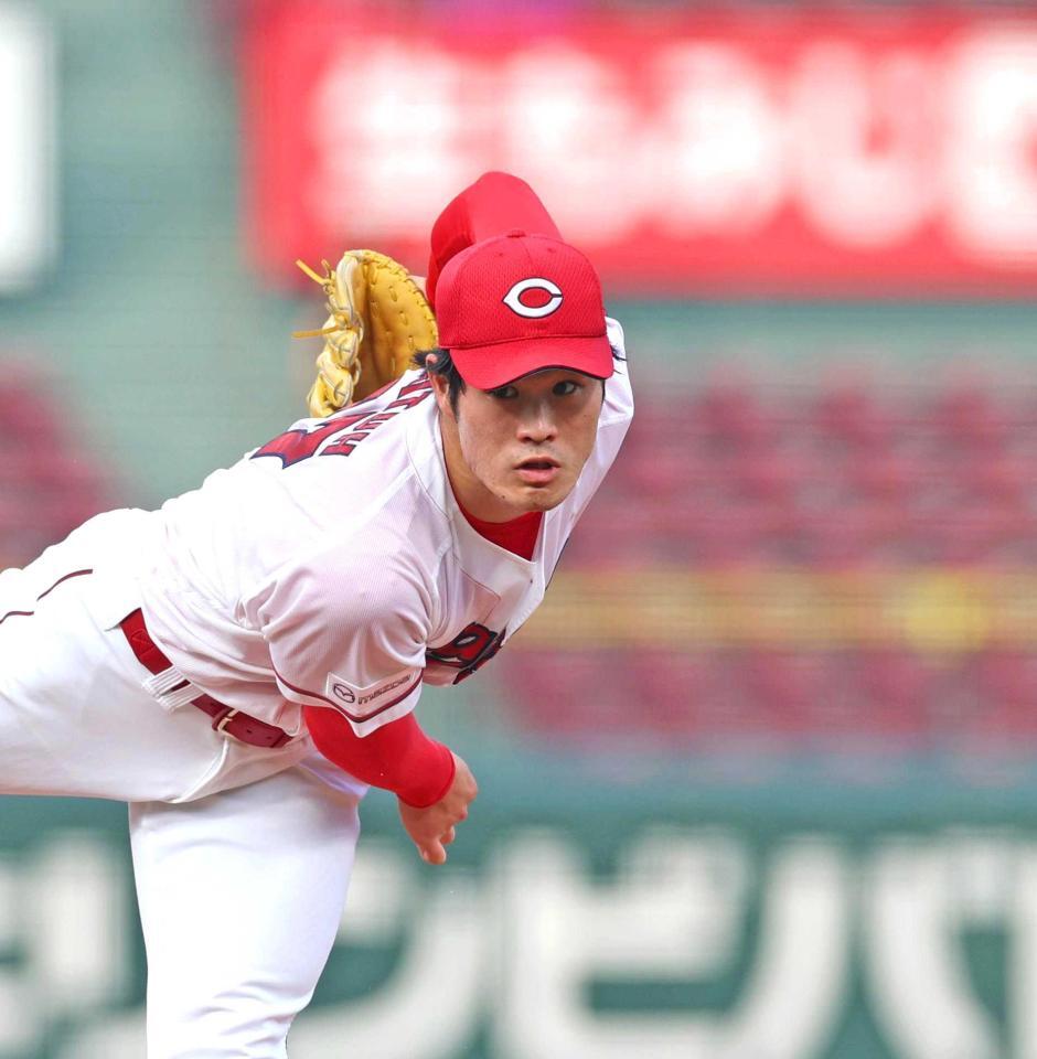 先発し力投する斉藤優（撮影・北村雅宏）