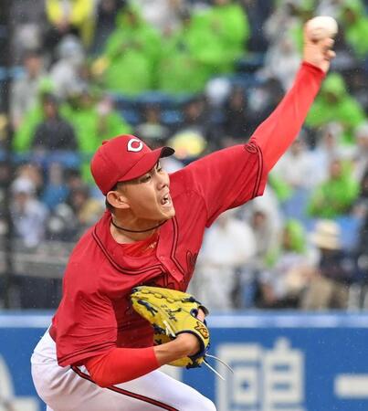 ５回１イニングを無失点に抑えた辻
