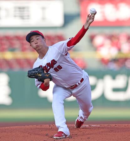 先発し力投する玉村（撮影・北村雅宏）