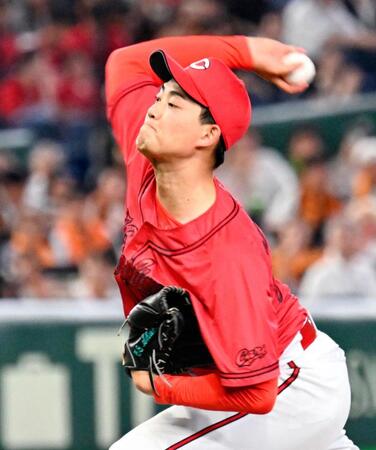巨人戦に先発した岡本
