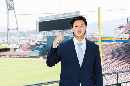 支配下契約を締結した杉田（球団提供）