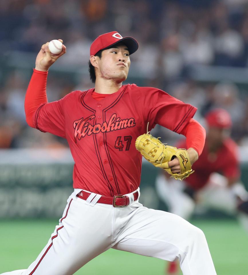 力投する斉藤優（撮影・金田祐二）