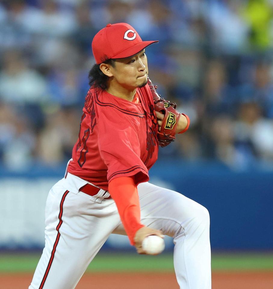 先発し力投する鈴木（撮影・石井剣太郎）