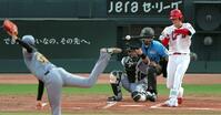 ２回、才木から先制打を放つ（撮影・山口登）
