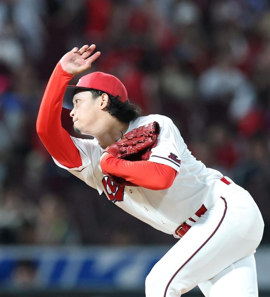 先発し力投する鈴木（撮影・北村雅宏）