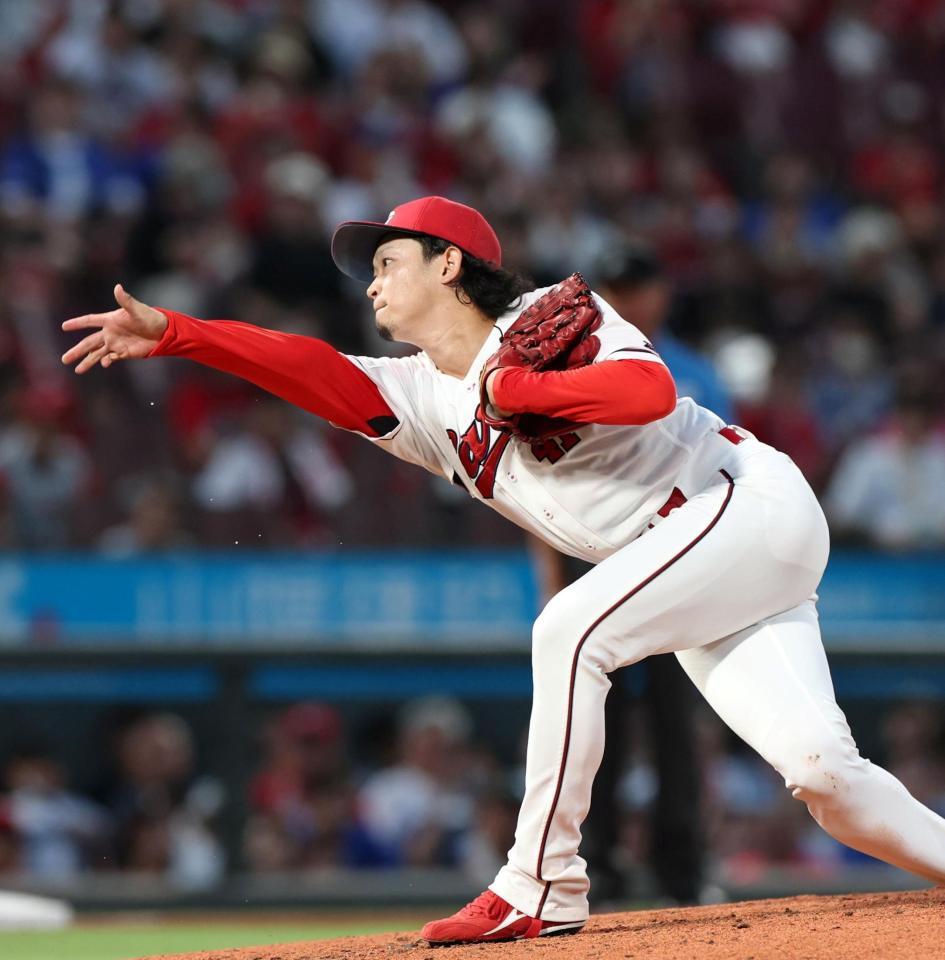 先発し力投する鈴木（撮影・北村雅宏）