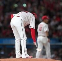 ４回、奥川に適時打を浴びた森下（撮影・北村雅宏）