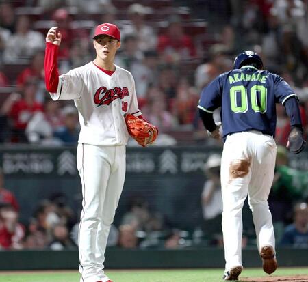 ４回、増田に先制打を浴びた森下
