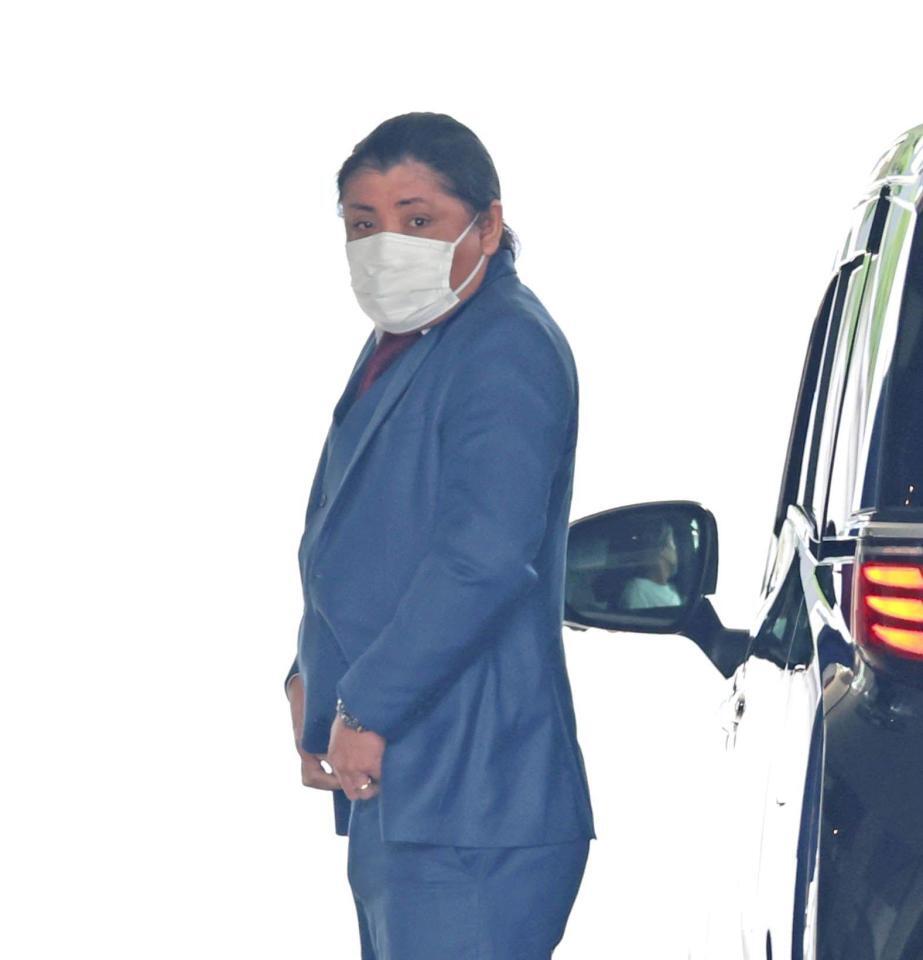 広島地裁に入る滝口涼介被告