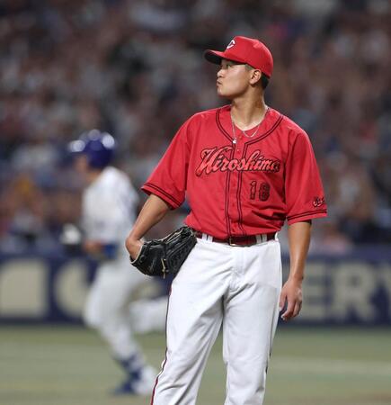 ３回、細川に逆転３ランを浴び、ぼうぜんとする森（撮影・北村雅宏）