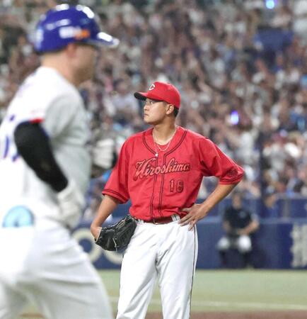３回、細川に逆転３ランを浴びた森（撮影・北村雅宏）