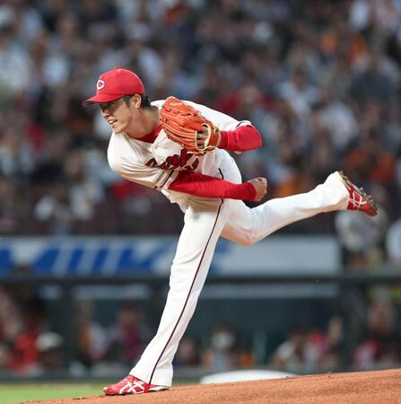 先発し力投する森下（撮影・北村雅宏）