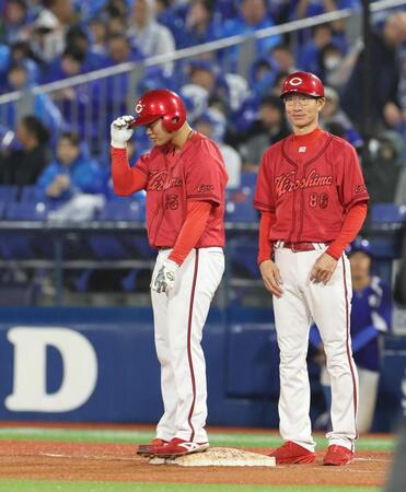 ４回、押し出し四球を選んだ工藤（撮影・佐々木彰尚）