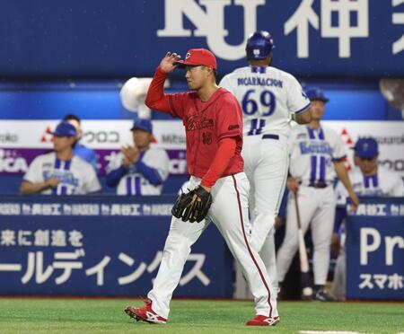 ２回、成瀬に左犠飛を浴びた工藤（撮影・佐々木彰尚）