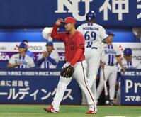 ２回、成瀬に左犠飛を浴びた工藤（撮影・佐々木彰尚）