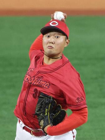 プロ初先発で力投する工藤（撮影・佐々木彰尚）