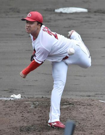 先発し、１失点完投した佐藤柳