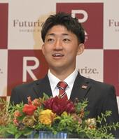 運命のドラフトを待つ立命大・西野啓也（撮影・飯室逸平）