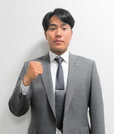 広島から６位指名をうけたＮＴＴ東日本・森