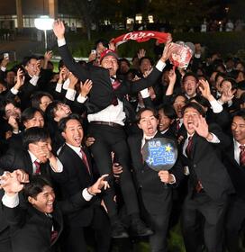 広島２位の立命大・西野　球団３６年ぶり２位以内で大卒捕手指名　立命大の先輩・古田目指し日本一の捕手に「１日でも早く戦力に」