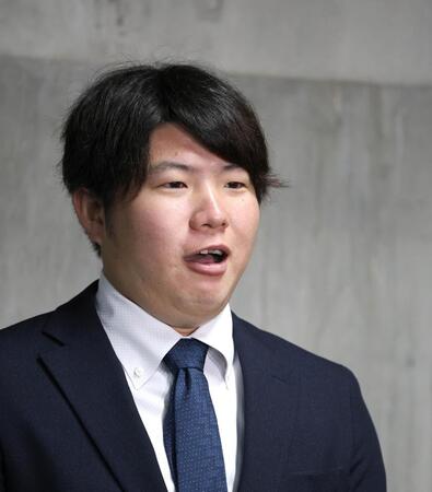 戦力外通告された松本竜也（撮影・北村雅宏）