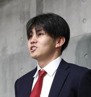 戦力外通告された辻大雅（撮影・北村雅宏）