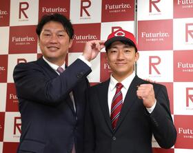 広島・新井監督がドラ２の立命大・西野に指名あいさつ「伸び代しかない」指名理由も明かす「３、４年後を考えた時に」
