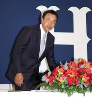 球団副本部長編成担当に就任が決まった小川淳司氏（撮影・北村雅宏）