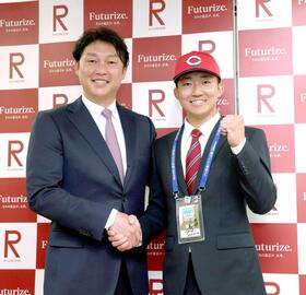 広島・ドラ２西野　強肩強打で鯉の古田になる！立命大出身で球界代表する名捕手の大先輩へ　新井監督も期待「素質は十分にある」