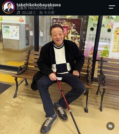 小早川毅彦氏のインスタグラム（ｔａｋｅｈｉｋｏｋｏｂａｙａｋａｗａ）より