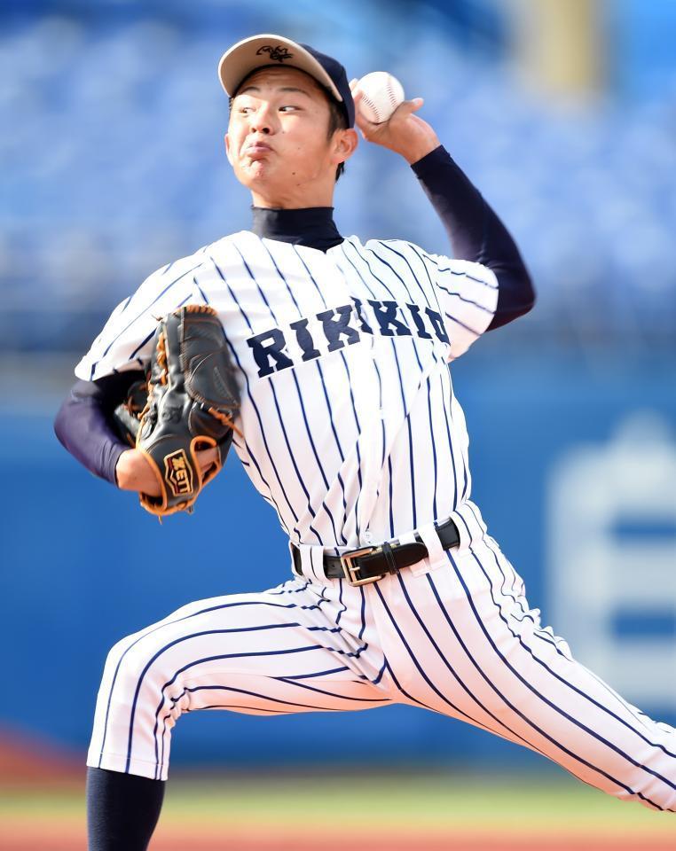 立大 田中誠也投手 本来のキレのいい投球戻れば 六大学野球 野球 デイリースポーツ Online