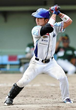 　選抜メンバーの一員としてフェニックス・リーグに参加中の平間隼人（提供・山田次郎）