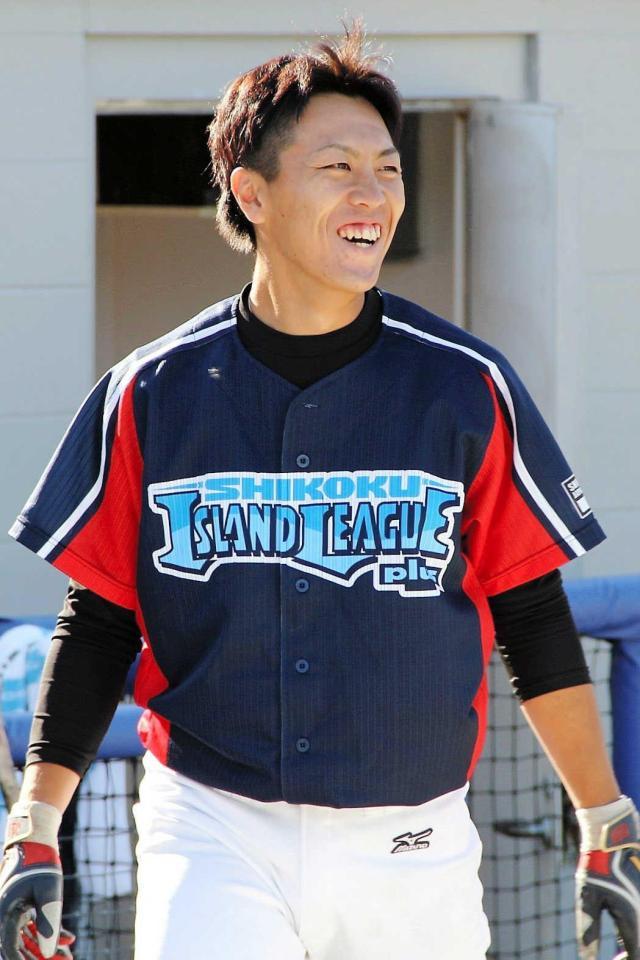 　北米遠征チームでムードメーカー役を務めている愛媛・四ツ谷良輔（写真・高田博史）