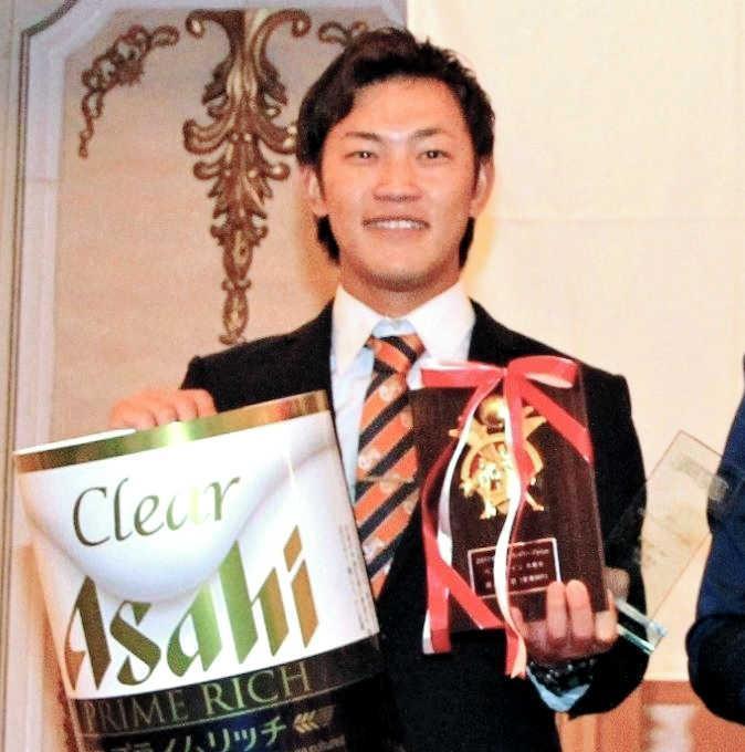 　過去最高打率で首位打者となった古川敬也（写真提供・愛媛マンダリンパイレーツ）