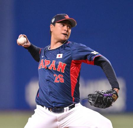 　中日との合同練習で登板した宇田川（撮影・伊藤笙子）