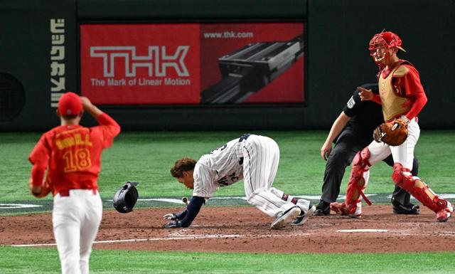 「中国のキャッチャー」に日本ファン大注目！吉田正の死球で丁寧な対応「絶対いい人」大谷もウインク